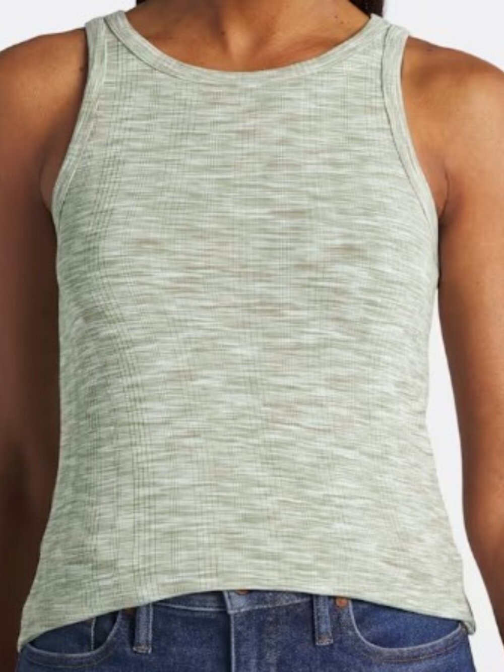 Market & Spruce Olivia Sleeveless High Neck Tank XL-Green